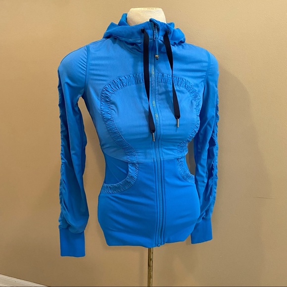LULULEMON electric blue zip up jacket - Picture 3 of 8